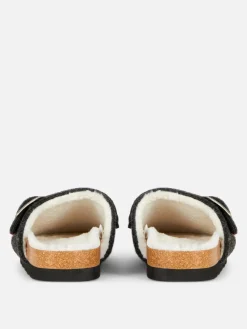 Zuecos Destalonados De Fieltro