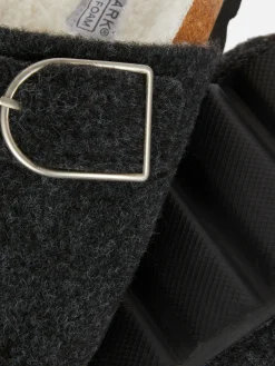 Zuecos Destalonados De Fieltro